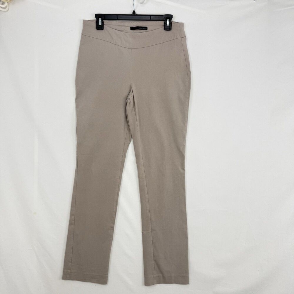 Women’s Size 10 HARVE BERNARD Tan Mid-Rise Pants